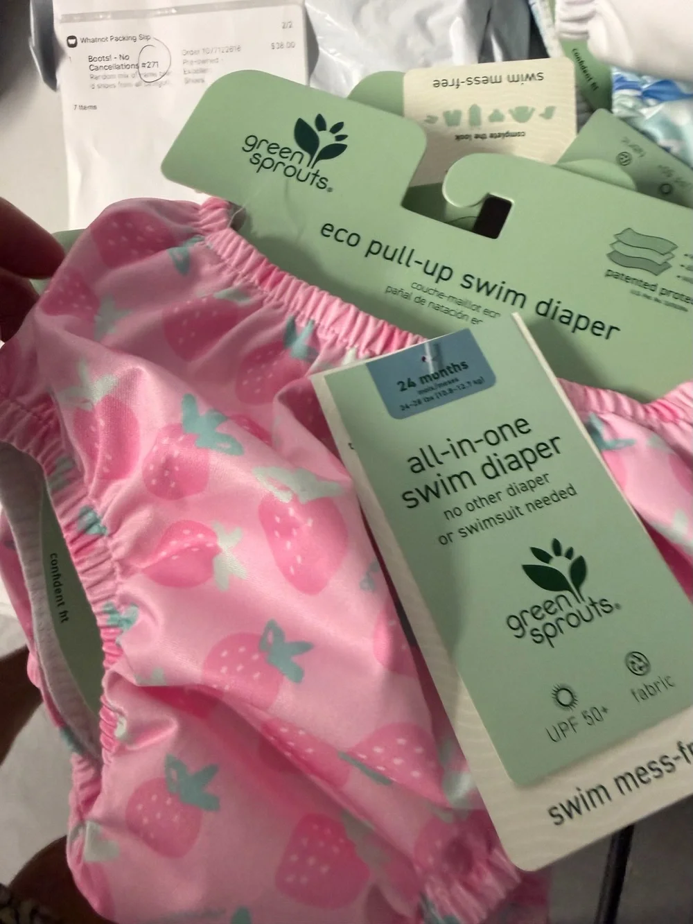 Reusable swim diaper size 24 months several colors new with tags